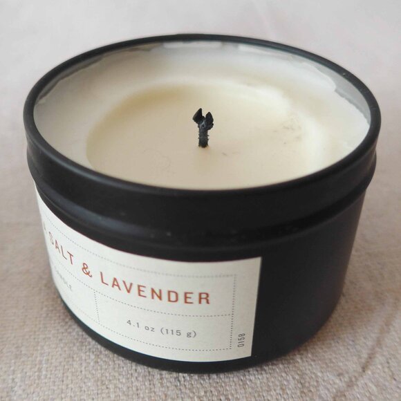 Hearth & Hand with Magnolia Sea Salt & Lavender Soy Candle (Used) - Picture 5 of 6